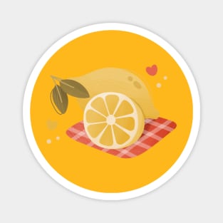 Lemonade Ilustration Magnet